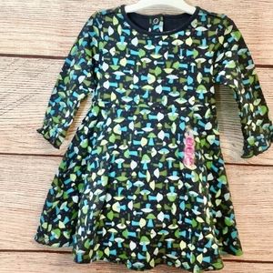 MUSHROOM PRINT DRESS, Gymboree OutfitToddler Dress with Leggings & Diaper Cover